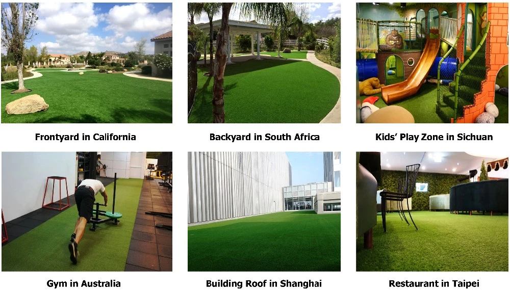 Hot-Selling Garden Artificial Fake Grass Synthetic Turf Lawn Grass Mat for Outdoor Decoration Garden Roof Terrace Courtyard